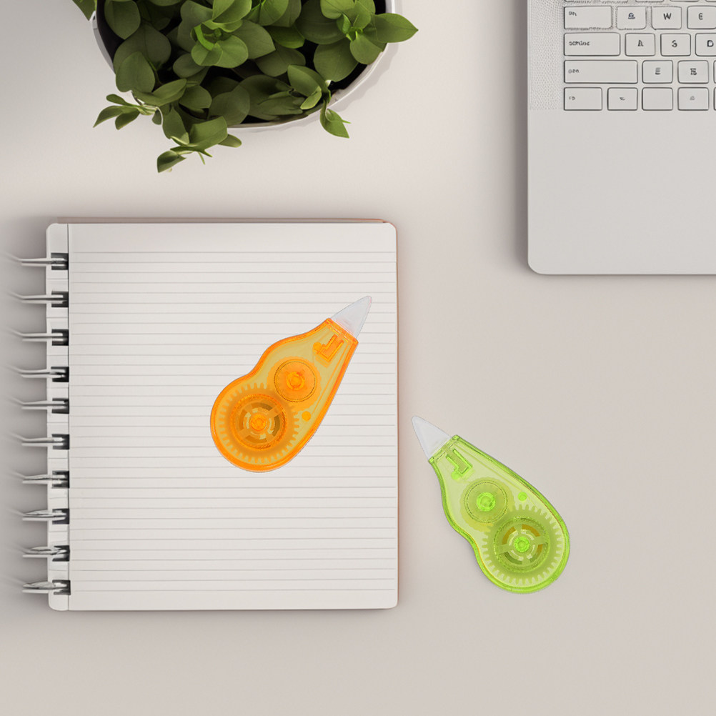 Correction Tape Roller - 12 шт. цветных мини-корректирующих лент для