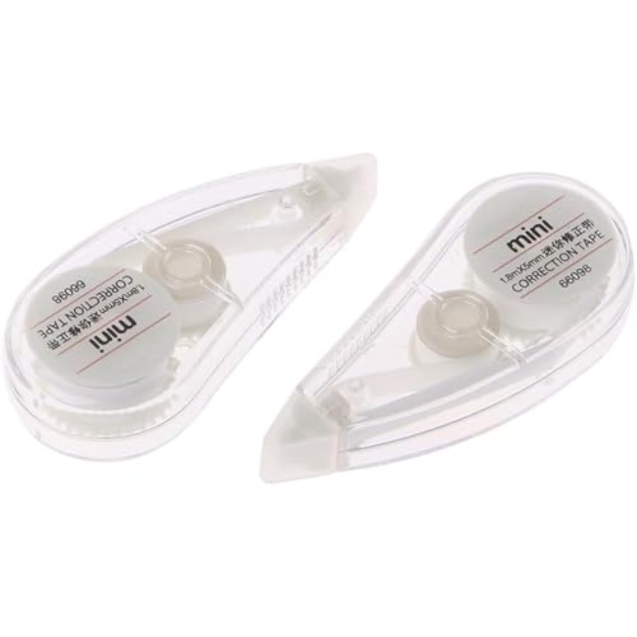 Correction Tape Roller - 2 шт. белых милых корректирующих лент-роллеров,