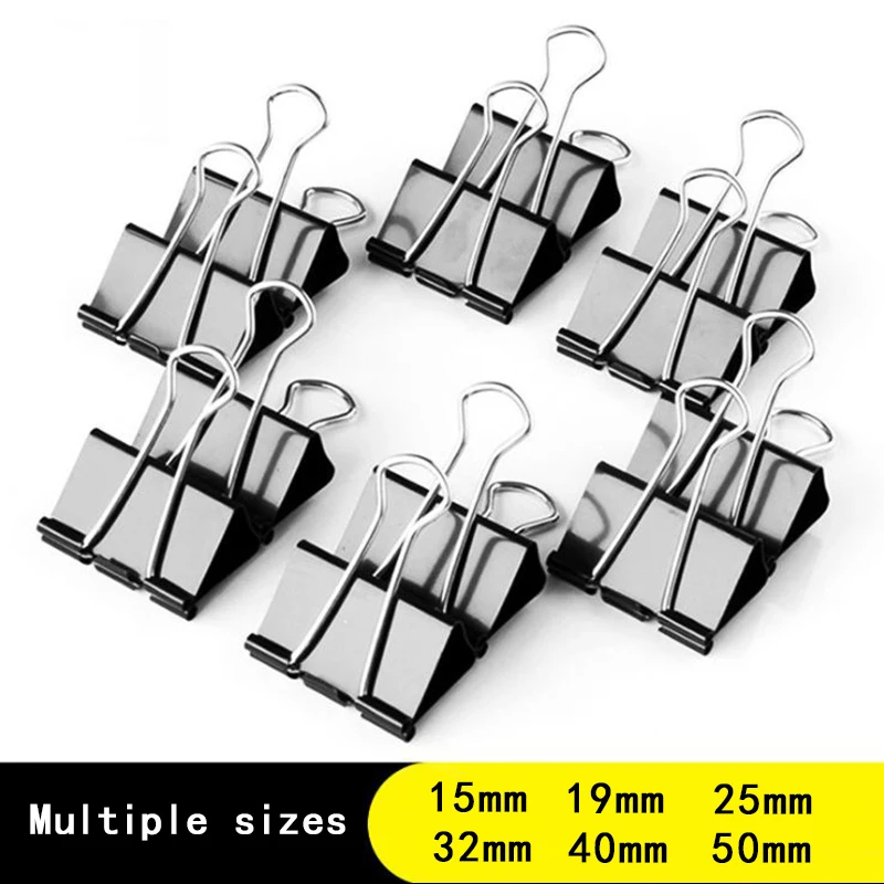 Binder Clip Assorted - 10/20 шт. металлических скрепок для бумаги