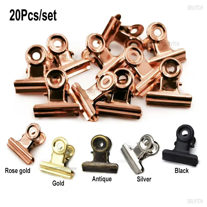 Binder Clip Assorted - 20 шт./компл., 21 мм * 23
