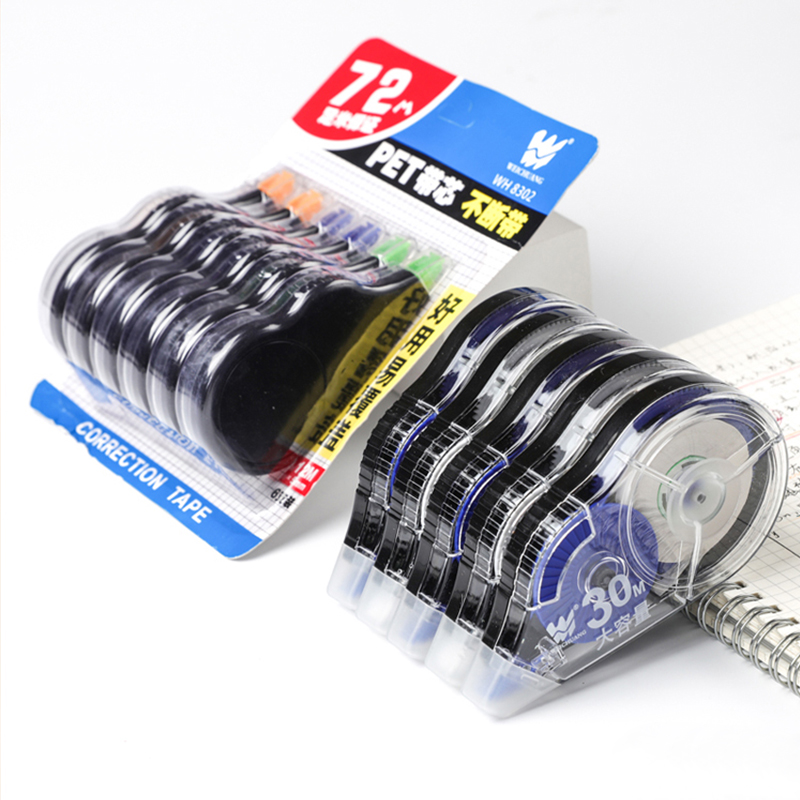 Correction Tape Roller - 6 шт./компл., школьная корректирующая лента, ролик,