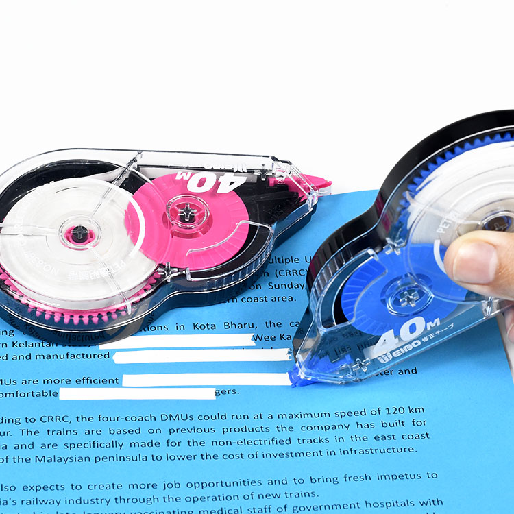 Correction Tape Roller - Тест, хорошая длина, 40 м, белая,