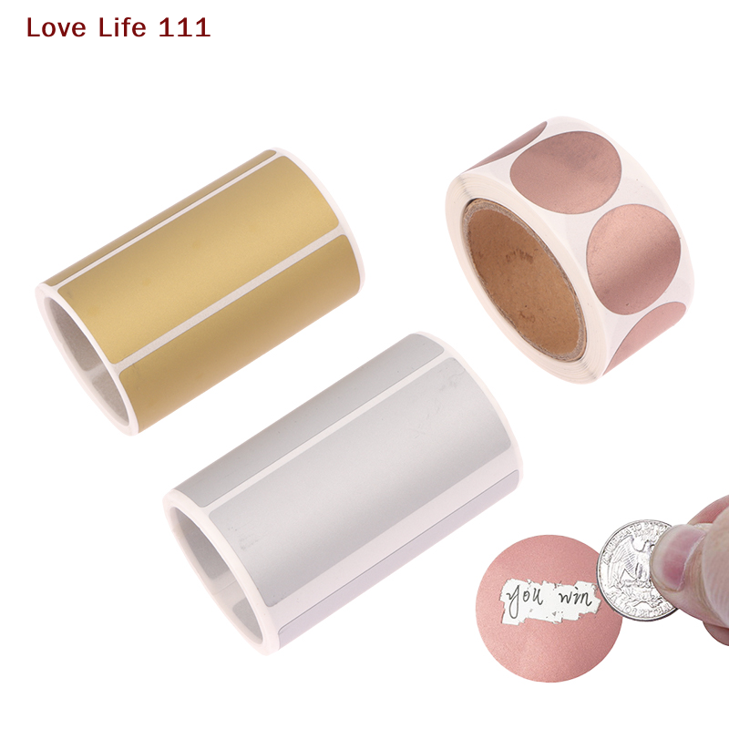 Sticker Label Roll - Новые 300 шт./рулон, скретч-наклейки, этикетки, наклейки