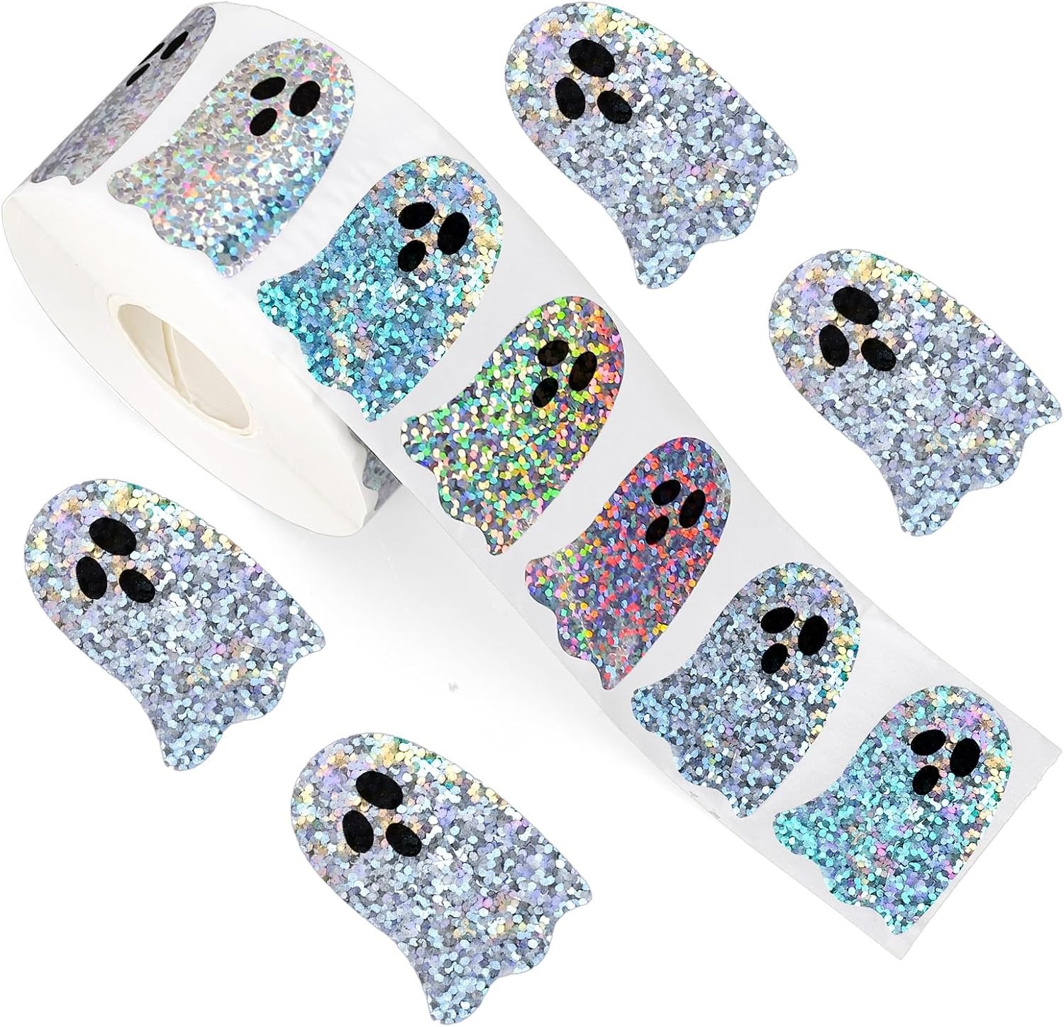Sticker Label Roll - Хэллоуин Призрак Форма DIY Водонепроницаемая Наклейка