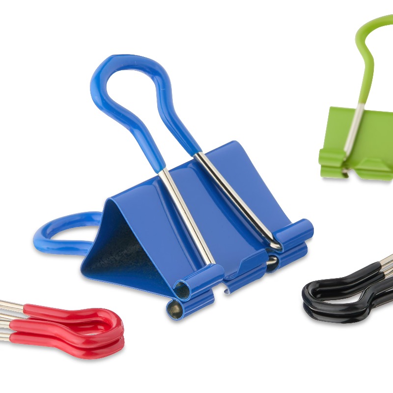 Зажимы для бумаги Grip Binder, – обзор и цена Binder Clip Assorted