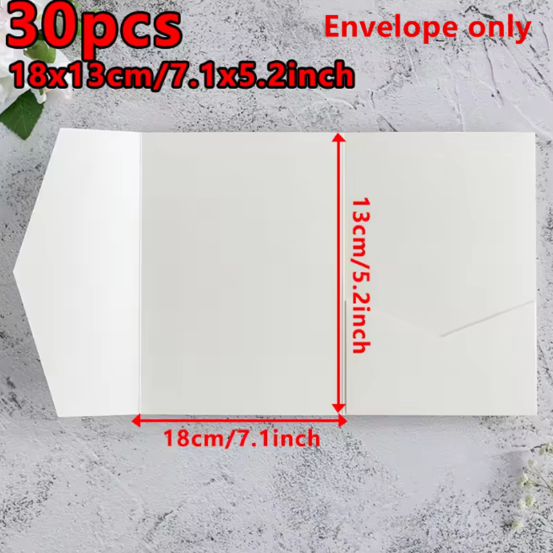 30 шт. 18x13 см зеленые конвер – обзор и цена Stationery Supplies Business