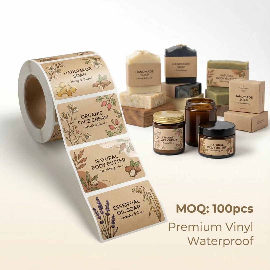 Экологичные этикетки из крафт- – обзор и цена Sticker Label Roll