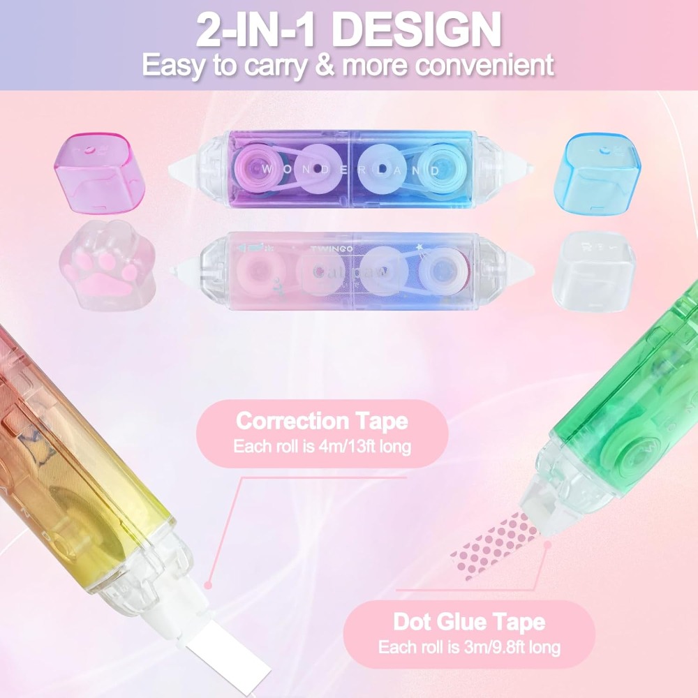 Набор из 6 корректирующих лент – обзор и цена Correction Tape Roller