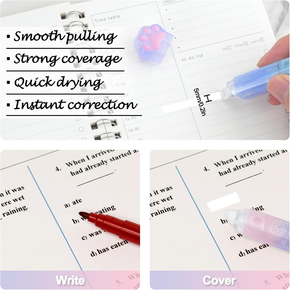 Набор из 6 корректирующих лент – обзор и цена Correction Tape Roller