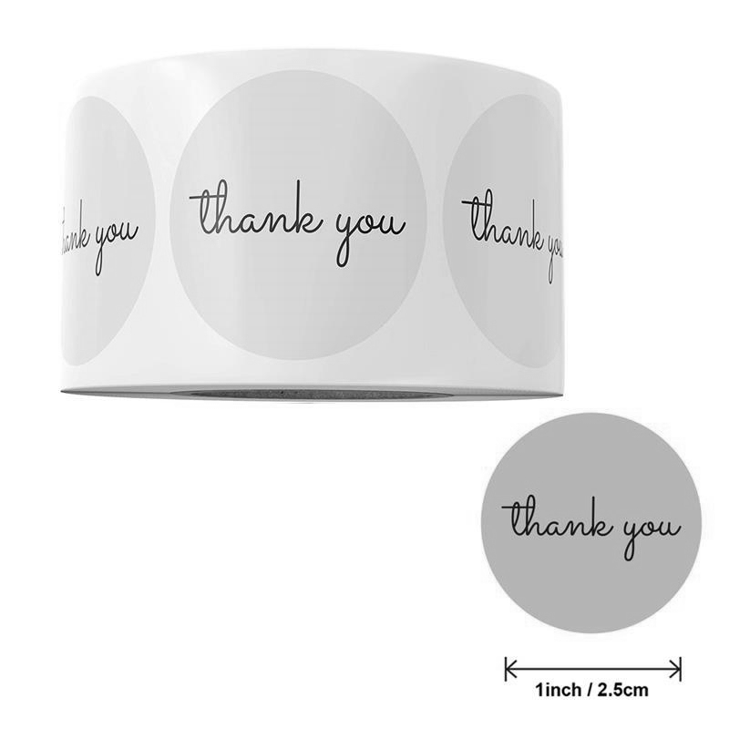 500 наклеек с благодарностью,  – обзор и цена Sticker Label Roll