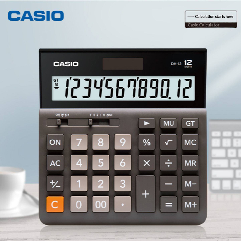 Калькулятор Casio MH-12 с солн – обзор и цена Stationery Supplies Business