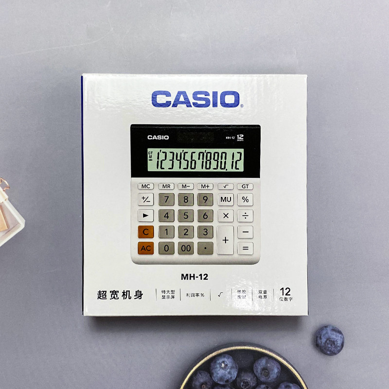 Калькулятор Casio MH-12 с солн – обзор и цена Stationery Supplies Business
