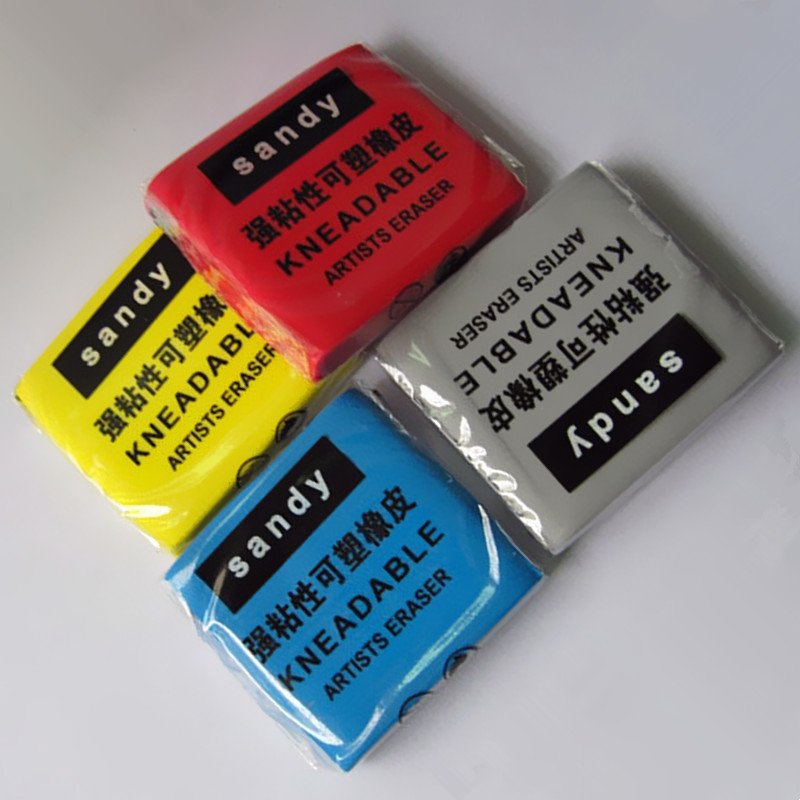 Замешиваемый резиновый пастель – обзор и цена Rubber Eraser Kneaded