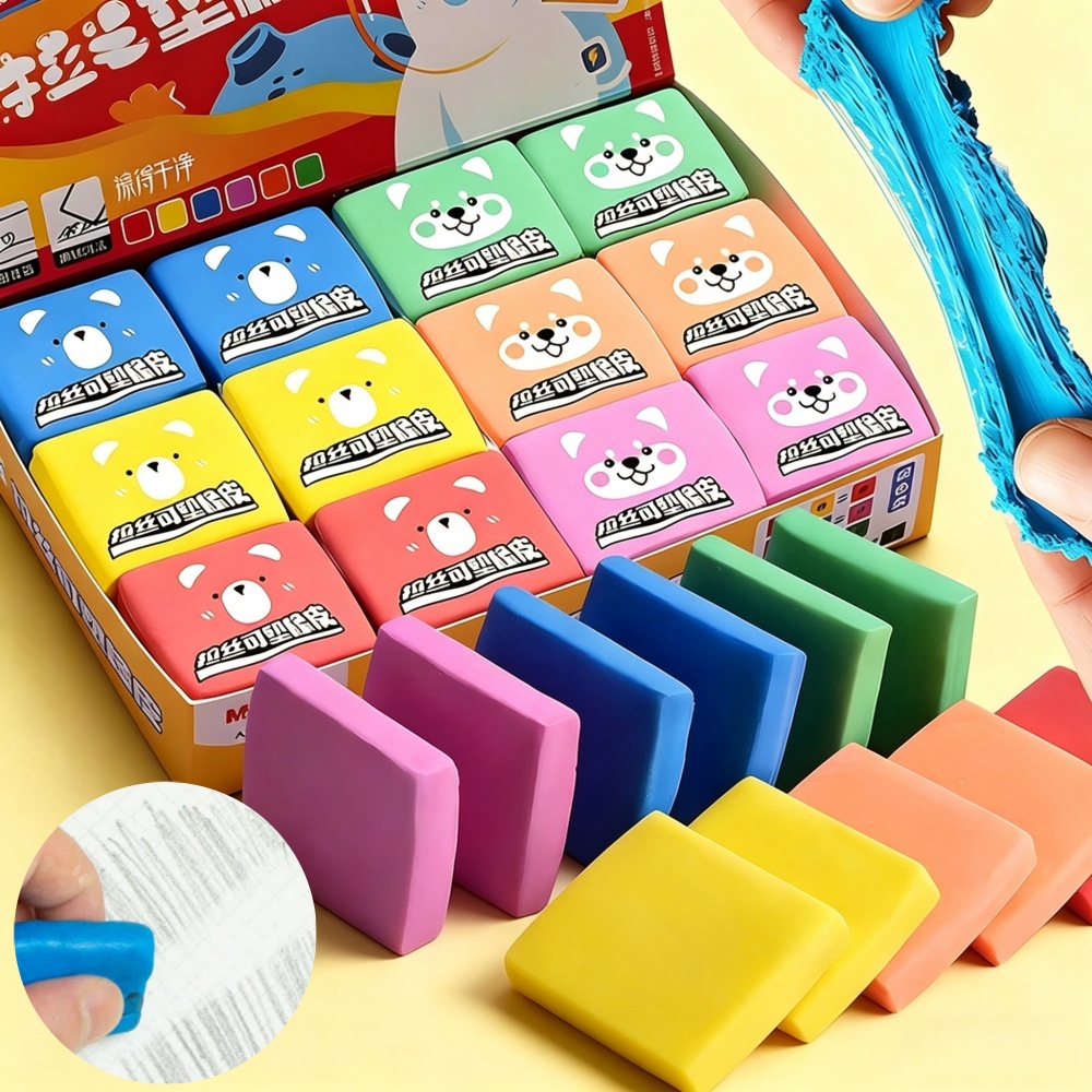 Ластик-клячка M&G, цветной, мя – обзор и цена Rubber Eraser Kneaded